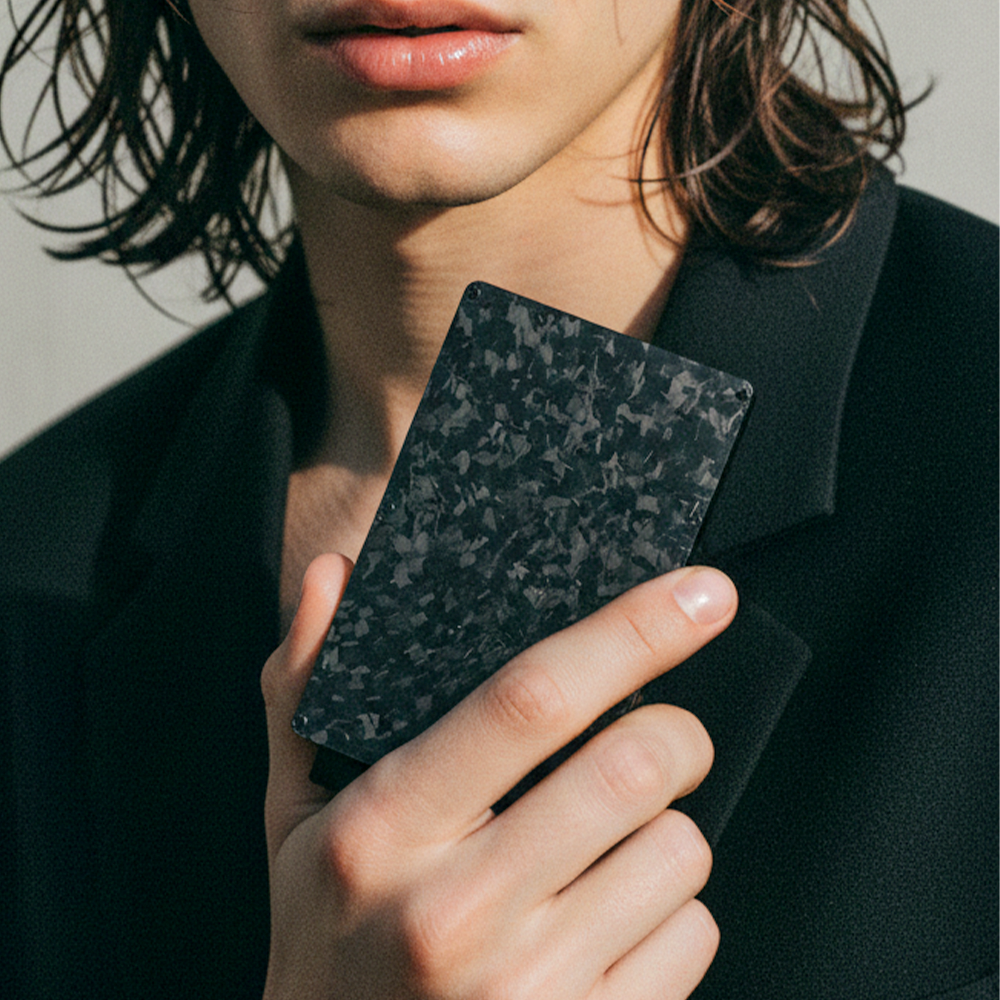 Forged Carbon Card Case