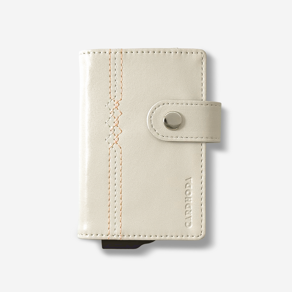 Stitch Button Wallet | RFID Blocking Slim Wallet