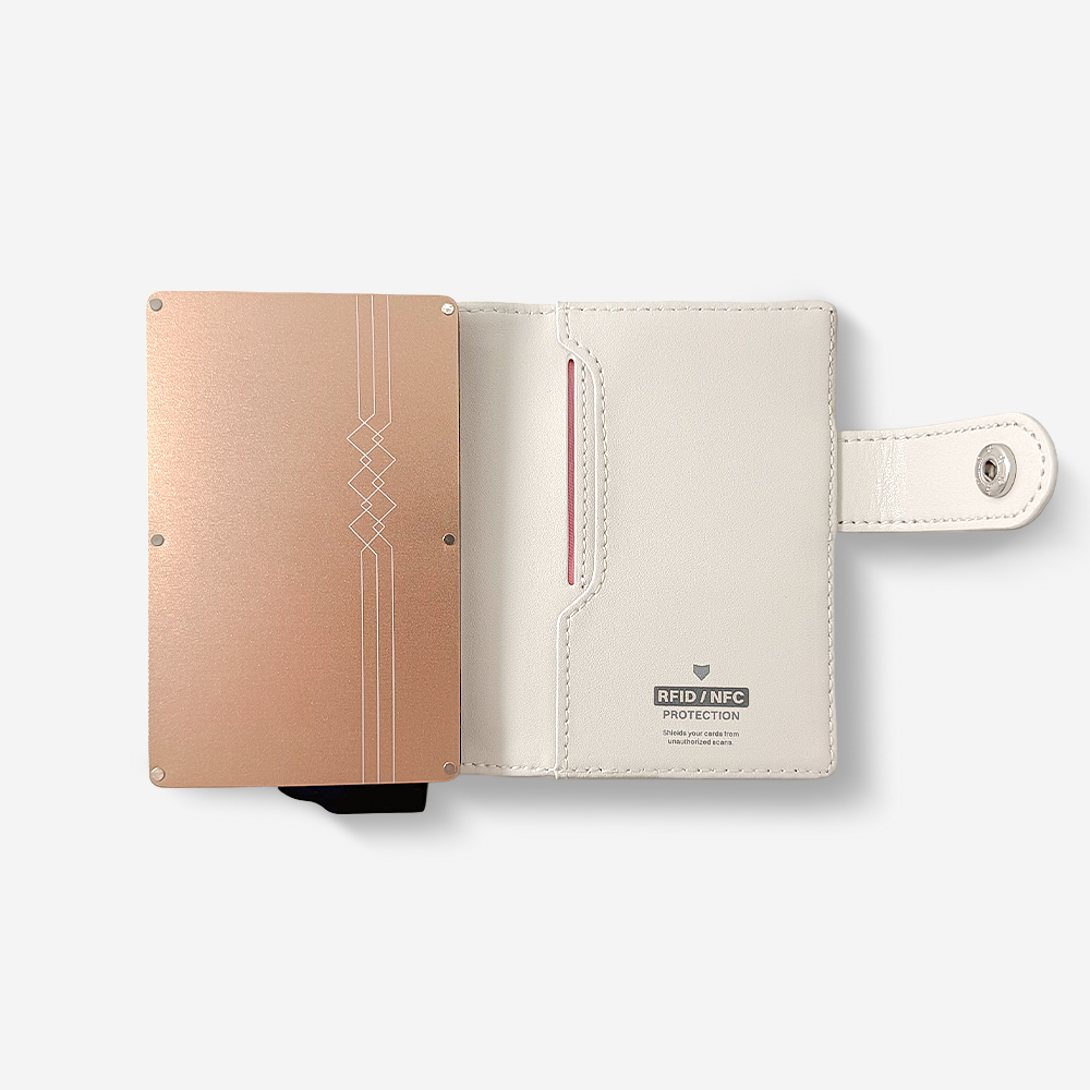 Stitch Button Wallet