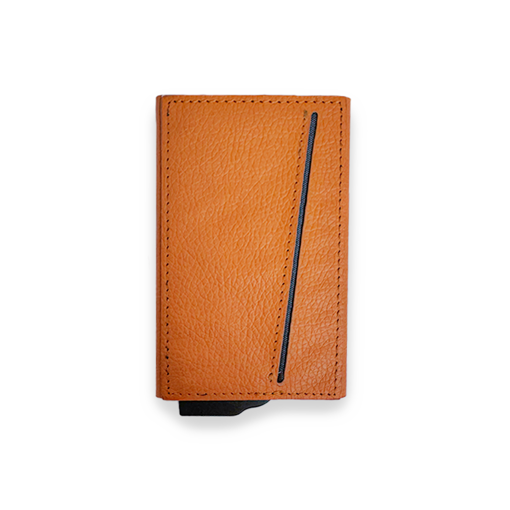 Magnetic Leather Card Case