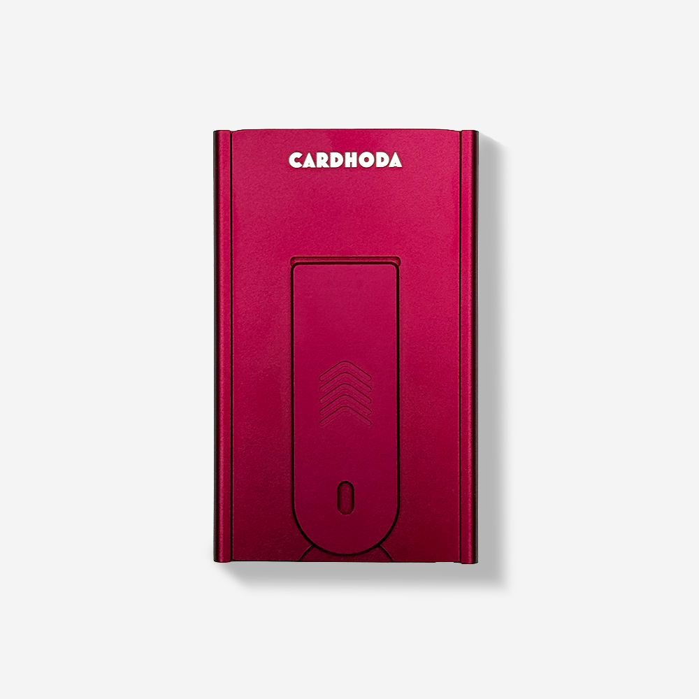 Magnetic Quick Release Case - RFID/NFC Blocking Cardcase with Foldable Phone Stand