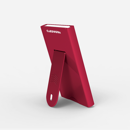 Magnetic Quick Release Case - RFID/NFC Blocking Cardcase with Foldable Phone Stand