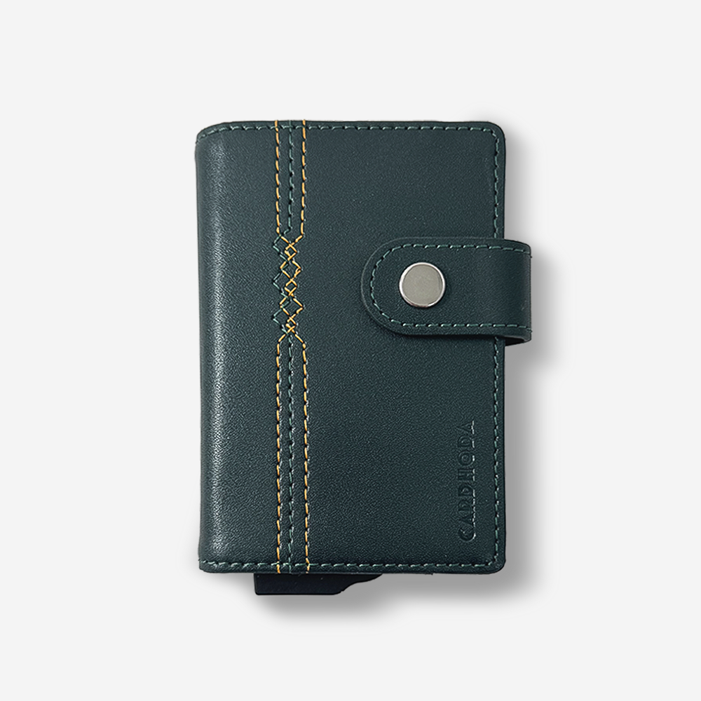 Stitch Button Wallet