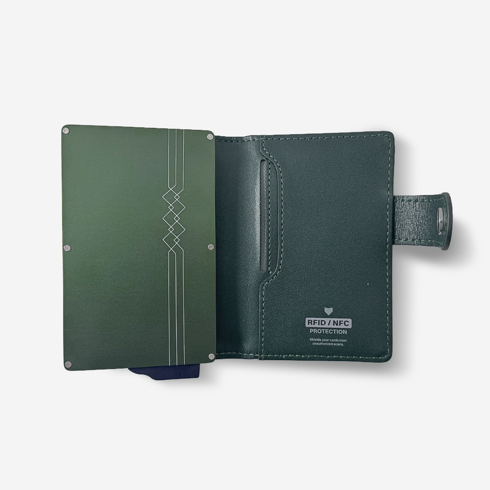 Stitch Button Wallet