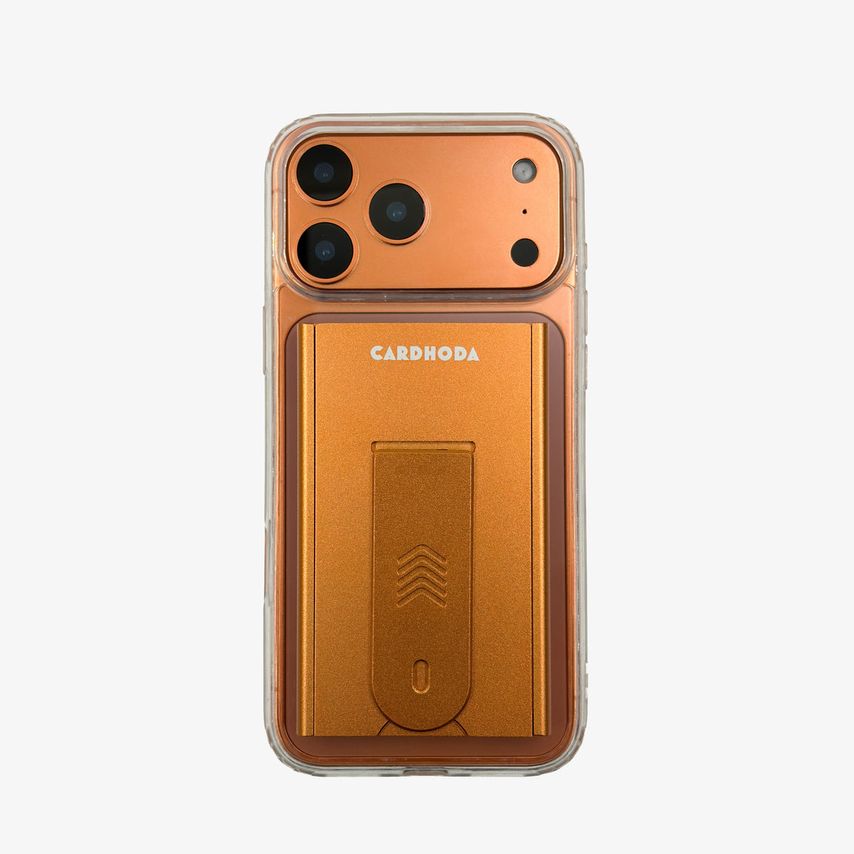 Magnetic Quick Release Case | RFID/NFC Blocking Cardcase with Foldable Phone Stand