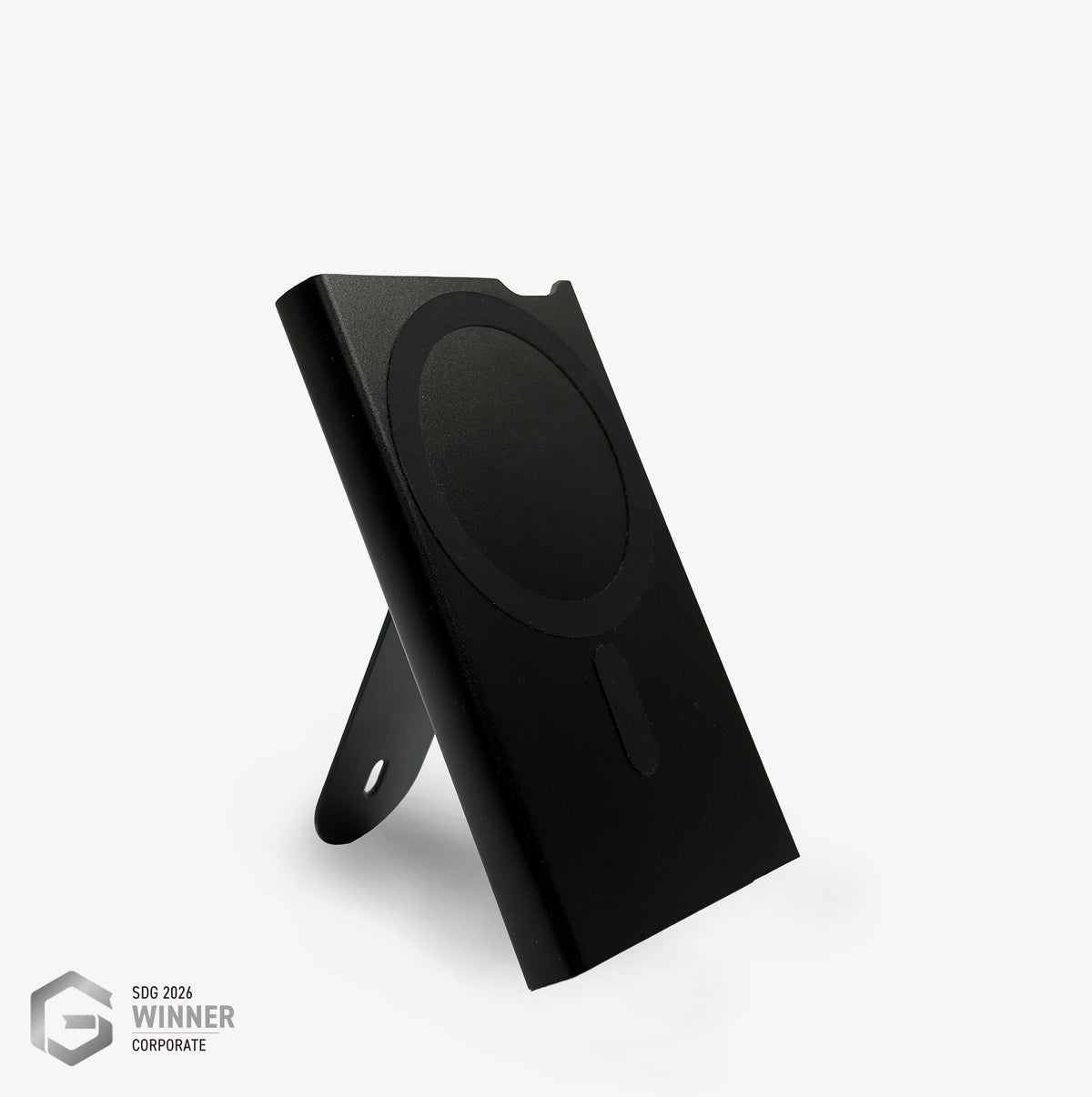 Magnetic Quick Release Case - RFID/NFC Blocking Card Case with Foldable Phone Stand