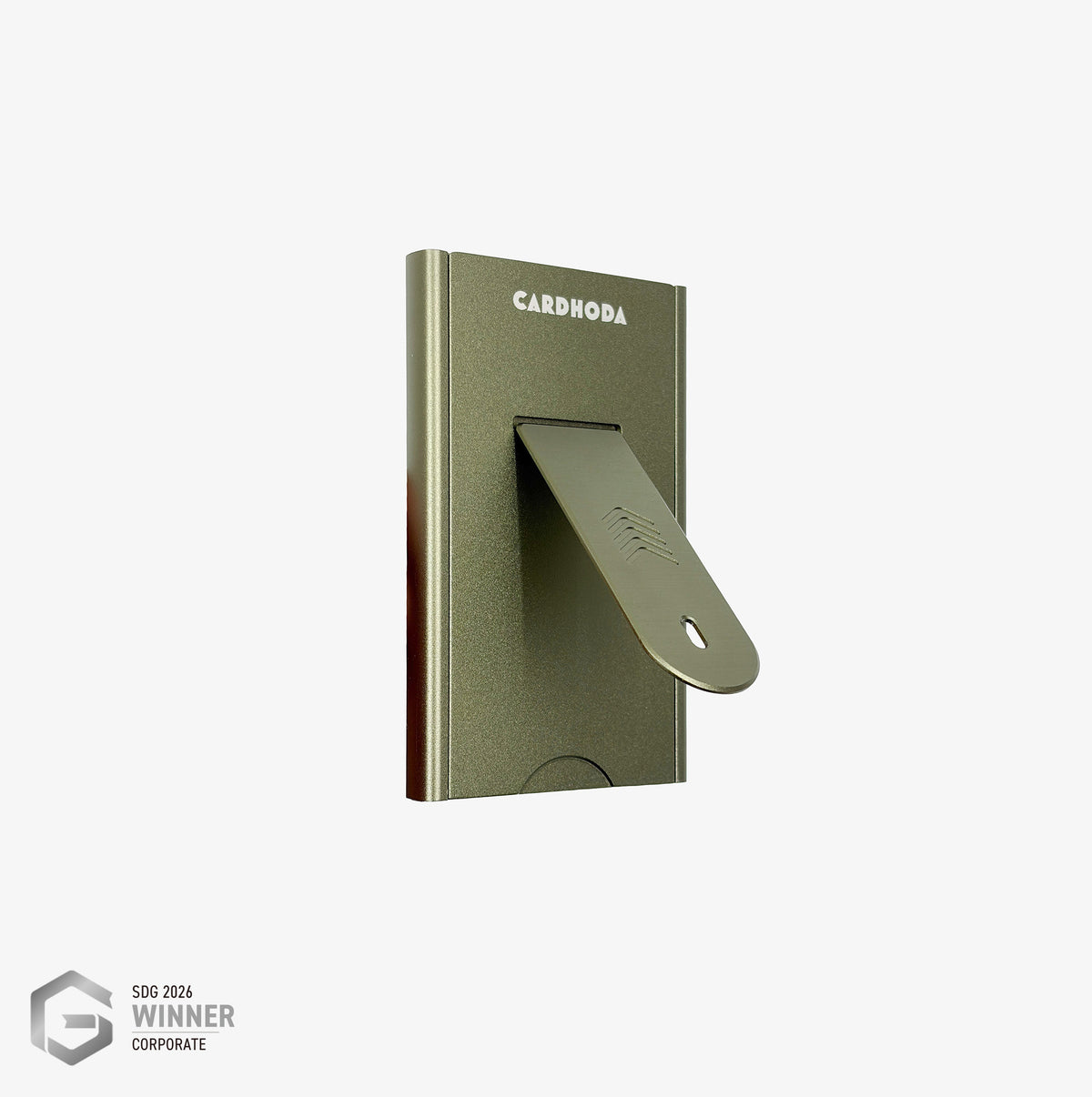 Magnetic Quick Release Case - RFID/NFC Blocking Card Case with Foldable Phone Stand
