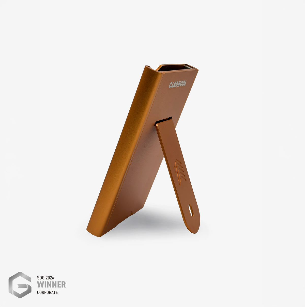 Magnetic Quick Release Case - RFID/NFC Blocking Card Case with Foldable Phone Stand