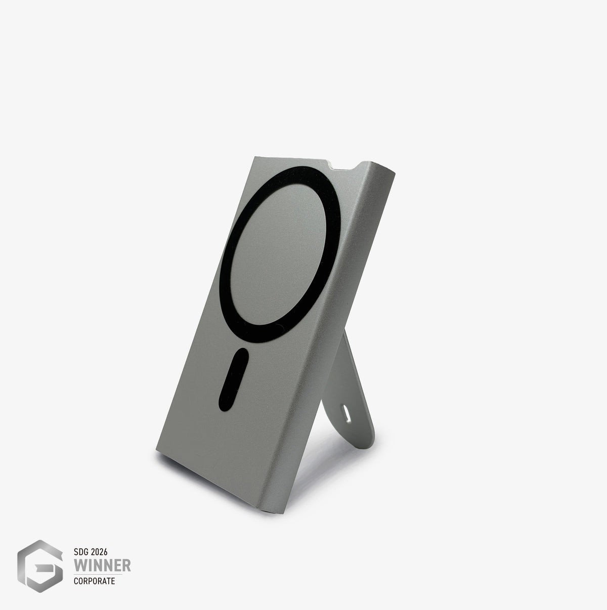 Magnetic Quick Release Case - RFID/NFC Blocking Card Case with Foldable Phone Stand